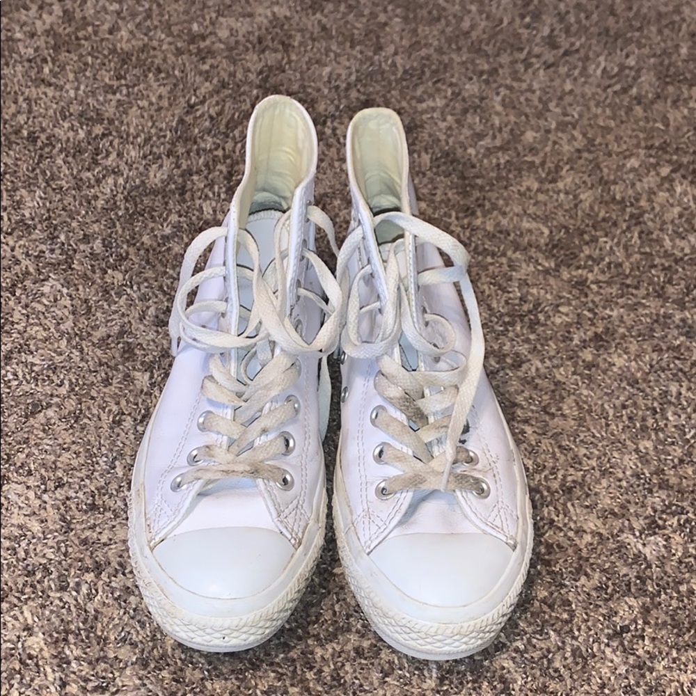 Leather Converse
